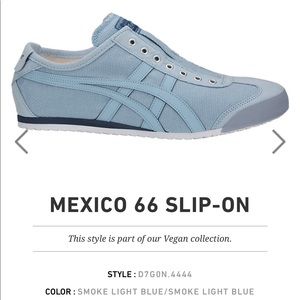 ASICS Onitsuka Tiger Smoke Blue Slip On